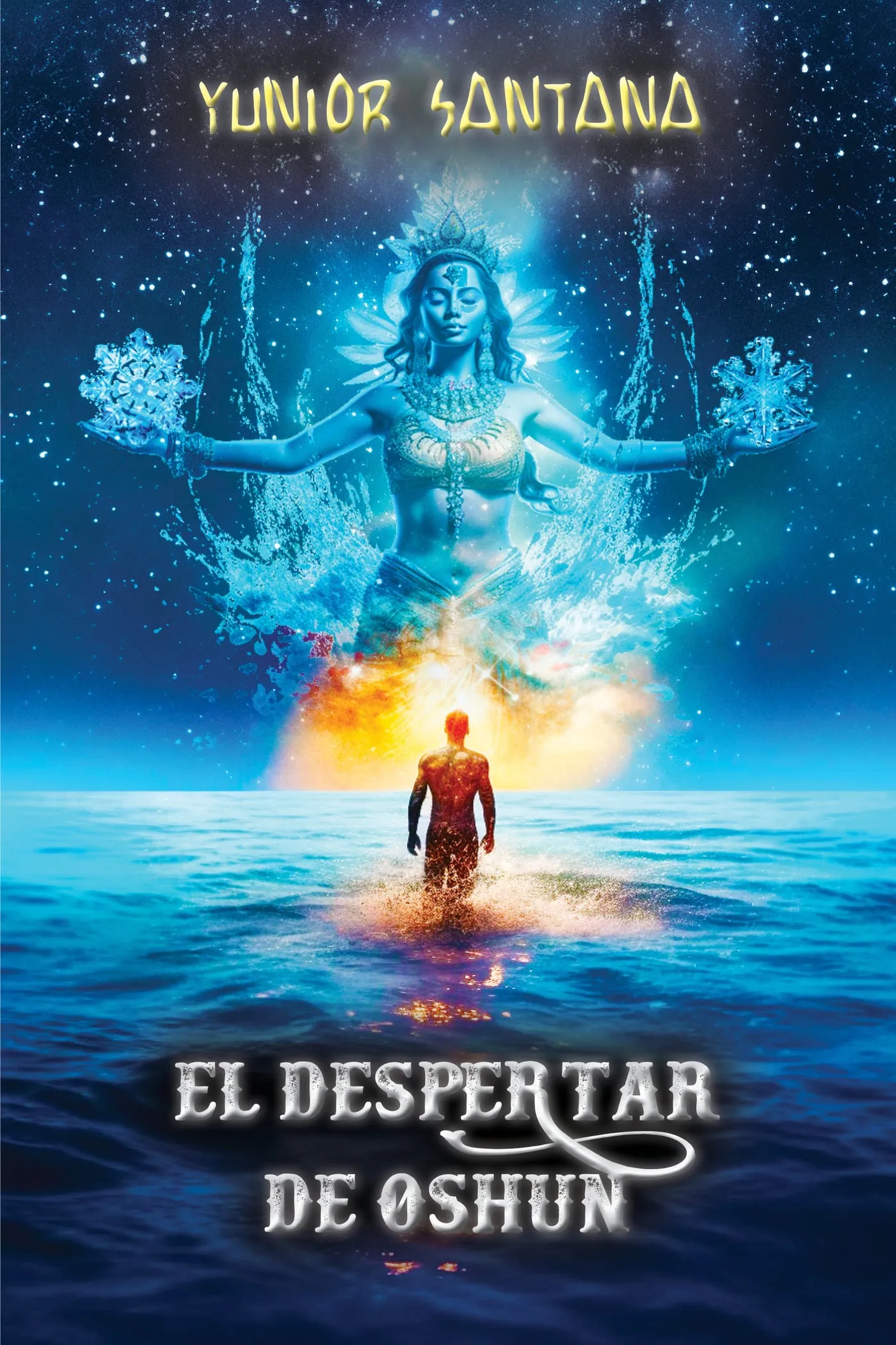 Portada de la novela El Despertar de Oshún, de Yunior Santana